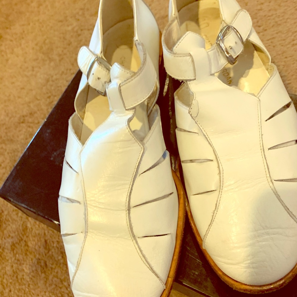 Charles Jordan hand made vintage sandals 10D worn